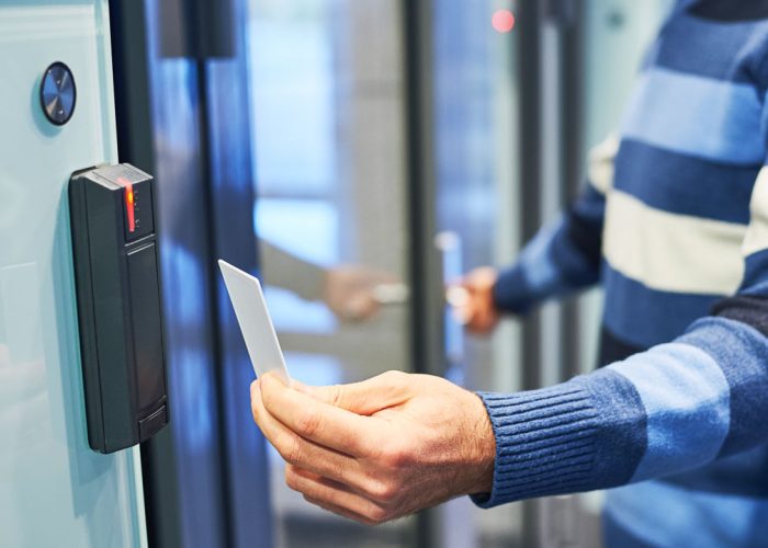 using electronic card key for access